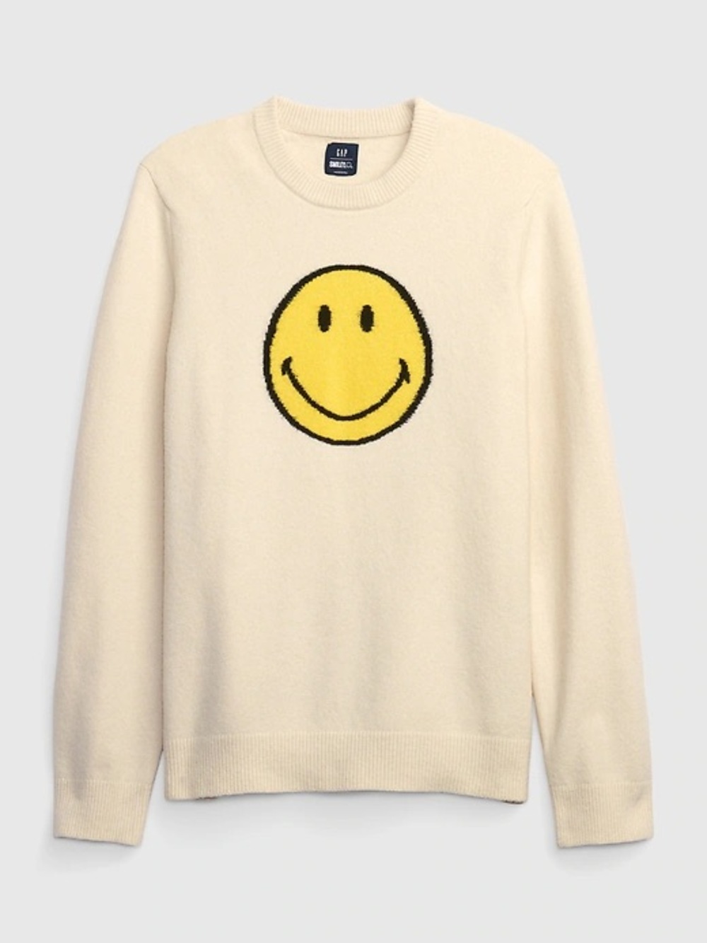 Gap × Smiley® Recycled Crewneck Sweater small